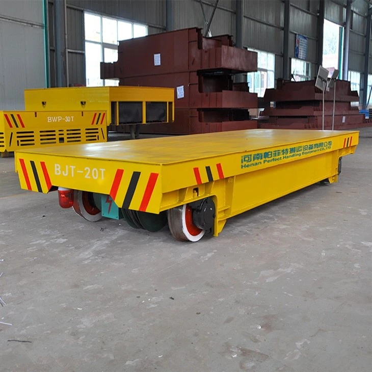 Cable Reel Transfer Cart in Steel Industry 20 Tons