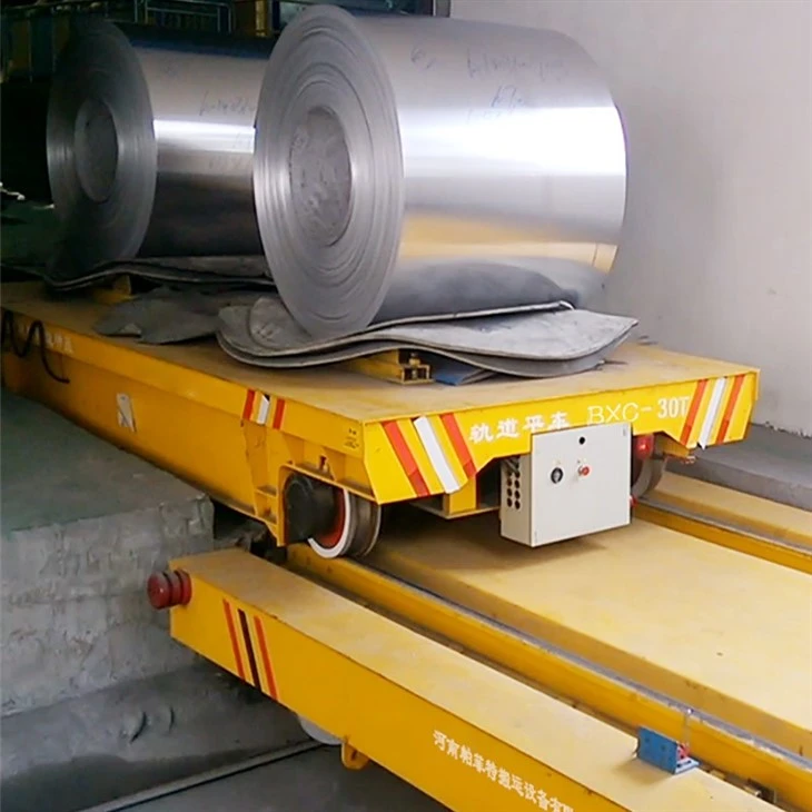 Motorized Transfer Cart For Transport Of Coils 40t