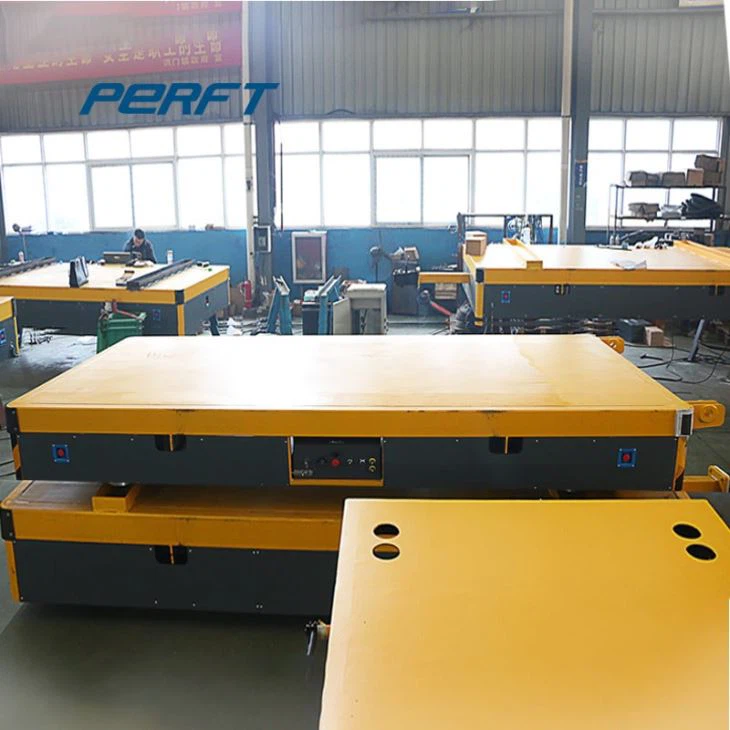 Electric Flatbed Rail Trolley