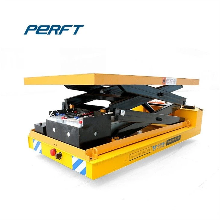 Rail Transfer Cart With Hydraulic Lifting