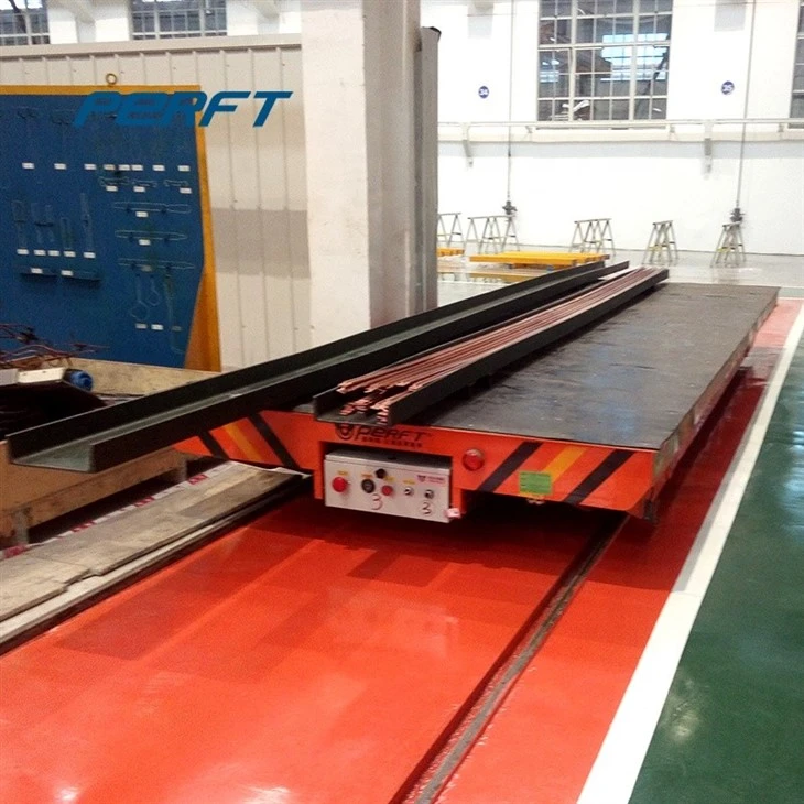 Motorized Rail Transfer Cart For Steel Scrap