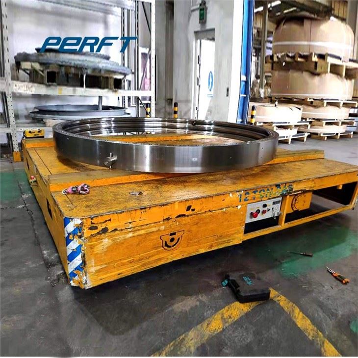 Moving Steel Plate Rail Transfer Cart