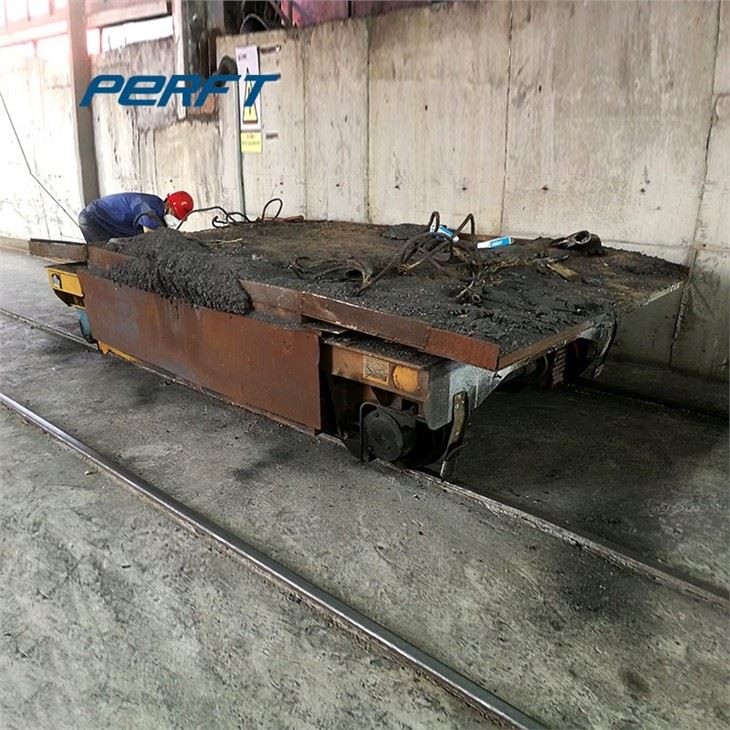 Moving Steel Plate Rail Transfer Cart